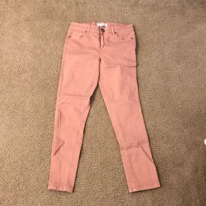 Pink LOFT crop pants
